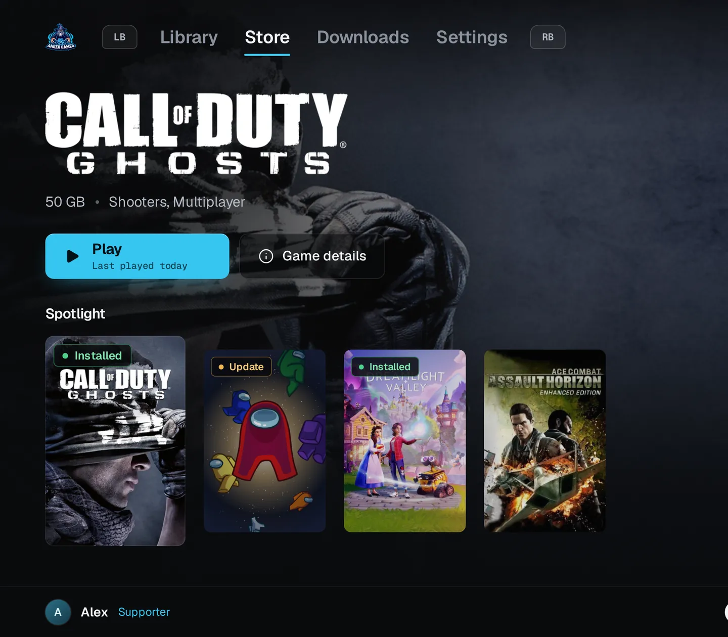 Big Picture mode for controllers