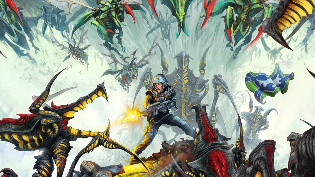 Starship Troopers: Ultimate Bug War! background