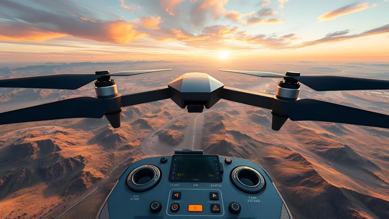 Uncrashed : FPV Drone Simulator background
