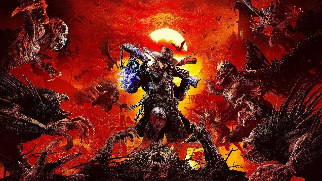 Evil West background