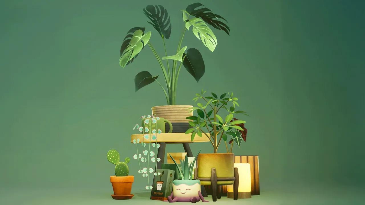 Leafy Corner background