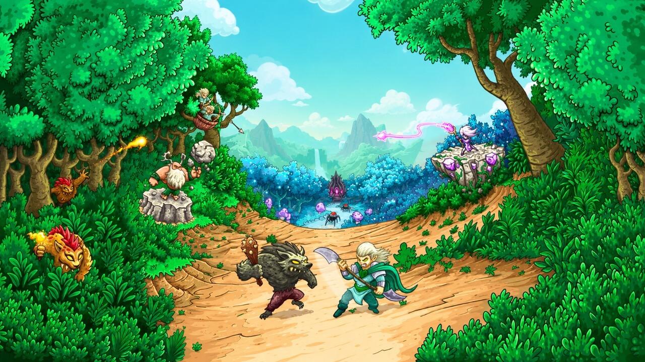 Kingdom Rush Origins - Tower Defense background