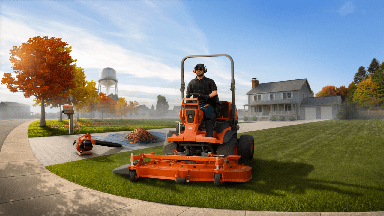 Lawn Mowing Simulator 2 background