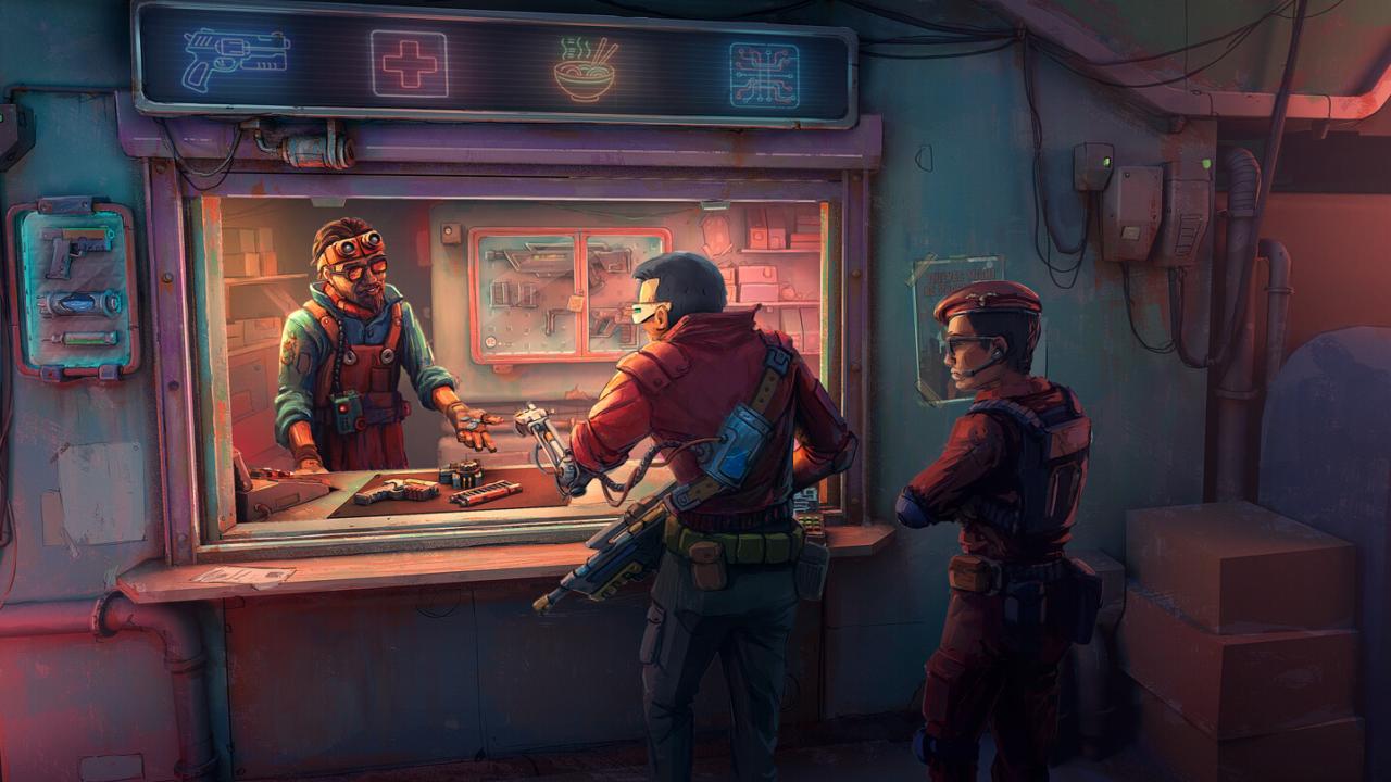 Probably Stolen - Cyberpunk Shopkeeper Sim - Cover Art