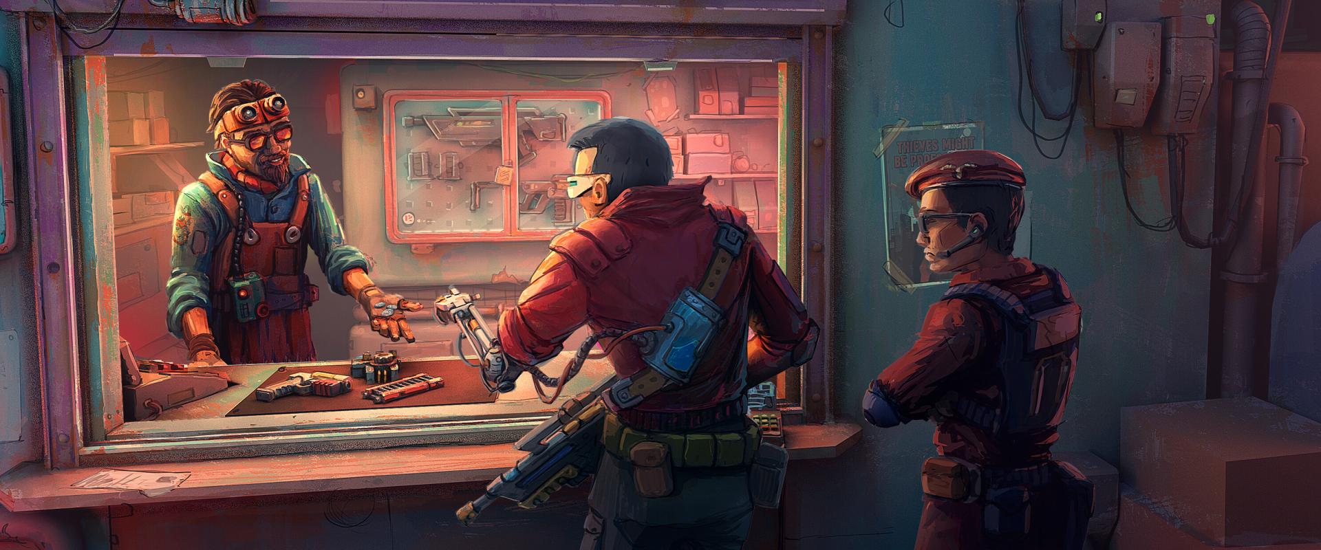 Probably Stolen - Cyberpunk Shopkeeper Sim
