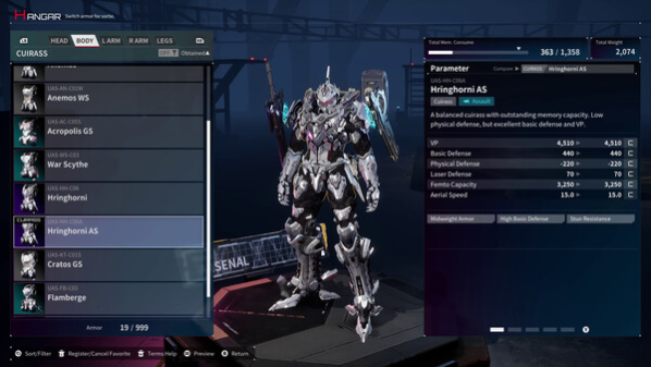 Daemon X Machina: Titanic Scion screenshot 1