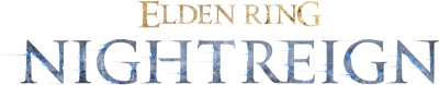 ELDEN RING NIGHTREIGN Video Game Logo